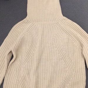 Cream turtle neck sweater
